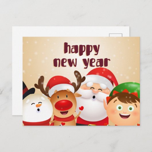 新年 ポストカード (正面/裏面)