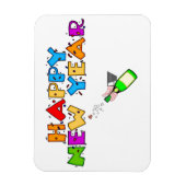 新年 マグネット (縦)