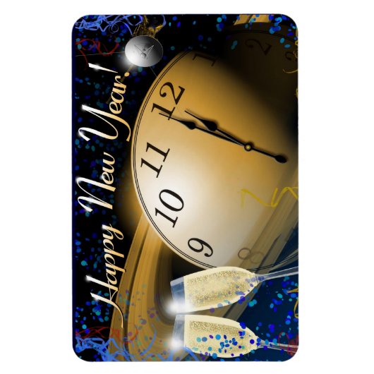 新年 マグネット (縦)