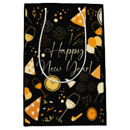 新年 ミディアムペーパーバッグ