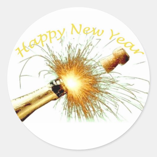 新年 ラウンドシール (正面)