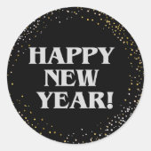 新年 ラウンドシール (正面)