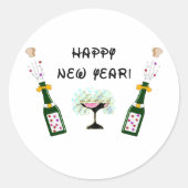 新年 ラウンドシール (正面)