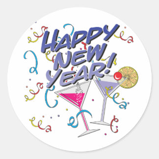 新年 ラウンドシール