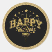 新年 ラウンドシール (正面)