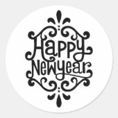 新年 ラウンドシール (正面)