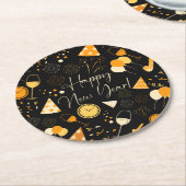 新年 ラウンドペーパーコースター (アングル)