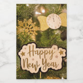 新年 ワインラベル (シングルラベル)