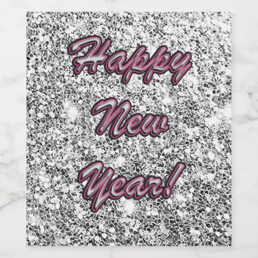 新年 ワインラベル (シングルラベル)