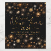 新年 ワインラベル (シングルラベル)