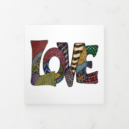 新年 三つ折りカード