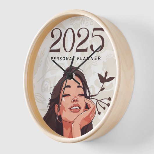 新年 壁時計 (傾斜)