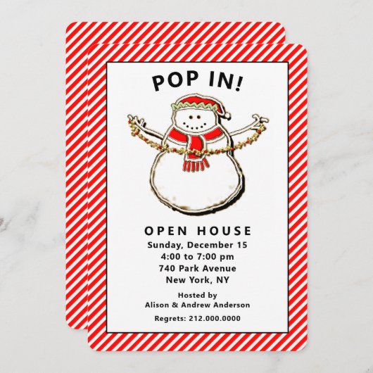 新年 招待状 (正面/裏面)