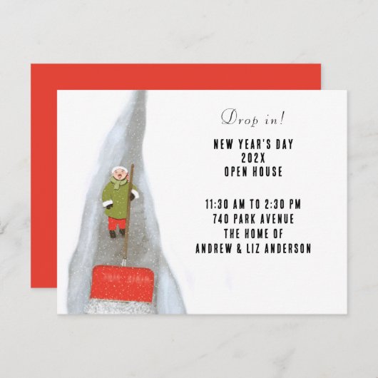 新年 招待状 (正面/裏面)