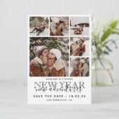 新年,新しいアドベンチャフォトコラージモダンュ セーブザデート (スタンド正面)