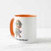 新年、新しい冒険！新学期デザイン マグカップ (正面左)