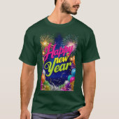 新年、新しい夢 Tシャツ (正面)