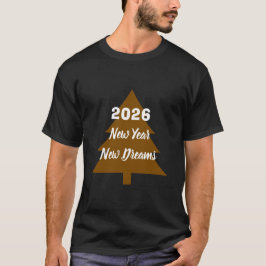 新年、新しい夢 Tシャツ