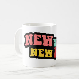 新年、新しい私のマグカップ コーヒーマグカップ