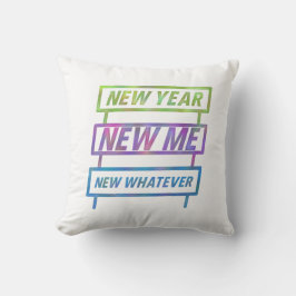 新年，新しい私，新しいどのような枕 クッション