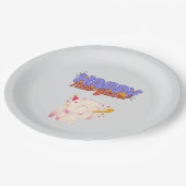 「新年、新しい雰囲気」 ペーパープレート (アングル)