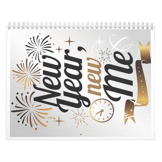 新年，新しいMeカレンダー カレンダー (カバー)