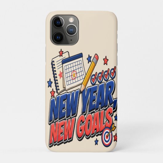 新年、新たな目標 Case-Mate iPhoneケース (裏)