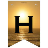 新年（日の入り）を飾る旗 バンティングフラッグ (第2の旗)