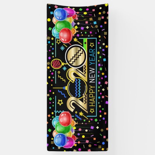 新年 横断幕 (縦)