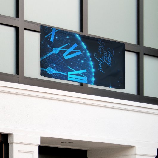 新年 横断幕 (ビルの外側)