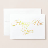 新年 箔カード (封筒付き正面)