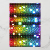 新年 箔招待状 (裏面)