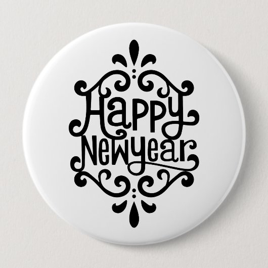新年 缶バッジ (正面)