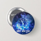 新年 缶バッジ (正面&裏面)