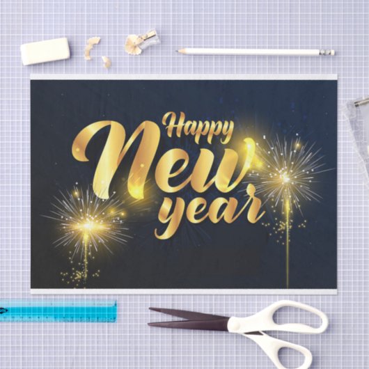 新年 薄葉紙 (クラフト)