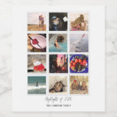 新年 | 2016年のハイライト |カスタムワインラベル ワインラベル (シングルラベル)