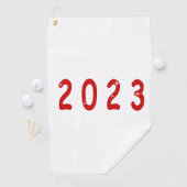 新年， 2023, number 2023, new year gift, 2023,  ゴルフタオル (インサイチュ)