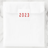 新年， 2023, number 2023, new year gift, 2023, スクエアシール (バッグ)