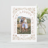 新年Arch Berry Neutral 3フォトコラージュ シーズンカード (スタンド正面)