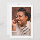 新年EVE挨拶2025白い黄色のカード シーズンカード (裏面)