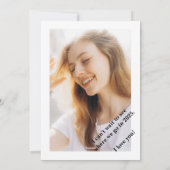 新年EVE GREETINGS 2025カーカラフルド シーズンカード (裏面)