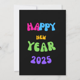 新年EVE GREETINGS 2025カーカラフルド シーズンカード