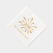 新年Fireworks 20XXファミリー/会社名 箔ナプキン (右)