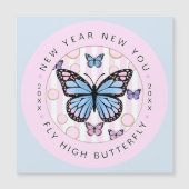 新年New You Fly Hi Butterfly – 磁気カード (正面)