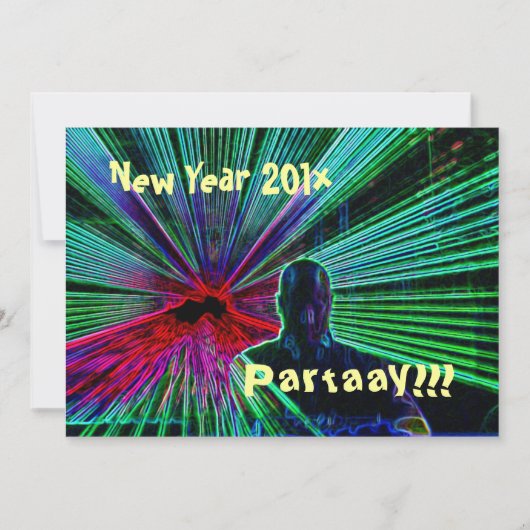 新年Partaay!!! 招待 招待状 (正面)