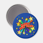 新年Tシャツ、ビールの煮込み、パーティーの好意 マグネット (正面/裏面)