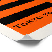 新幹線で日本を旅行 ポスター (角)