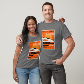 新幹線で日本を旅行 Tシャツ (ユニセックス)