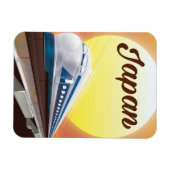 新幹線のポスター マグネット (横)