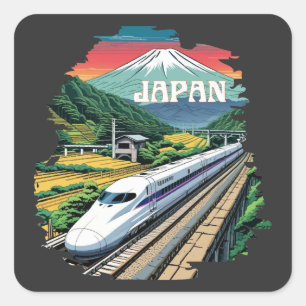 新幹線日本のと山富士 スクエアシール